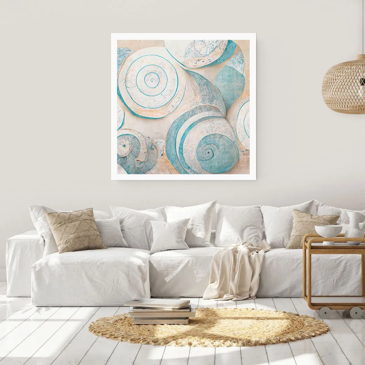 Affisch - Vad döljer musslan? - 50x50 cm