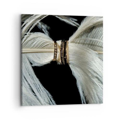 Canvastavla - Bild på duk - ...och jag lämnar inte dig… - 70x70 cm