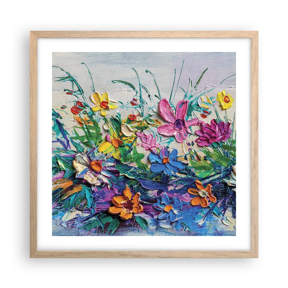 Affisch i ram av ljusek - Icke stilleben - 50x50 cm