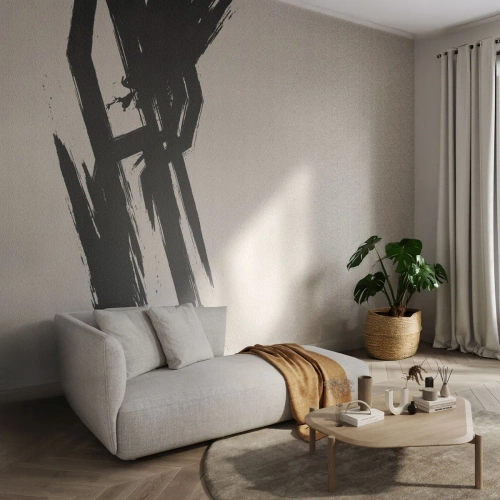 Fototapet Premium Canvas - En ostoppbar rörelse - Minimalism, Tömma, Bit - 350x256 cm