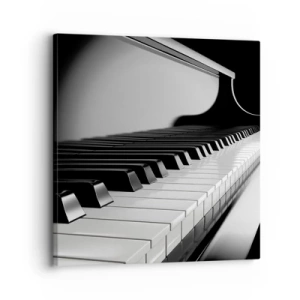 Canvastavla - Bild på duk - Harmoni av former och färger - 30x30 cm