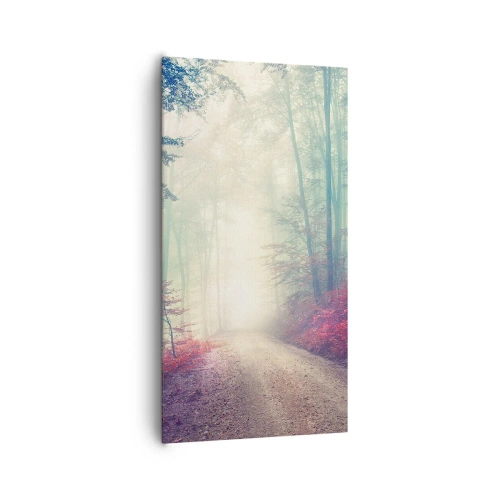 Canvastavla - Bild på duk - Det är bra att gå upp tidigt - 65x120 cm