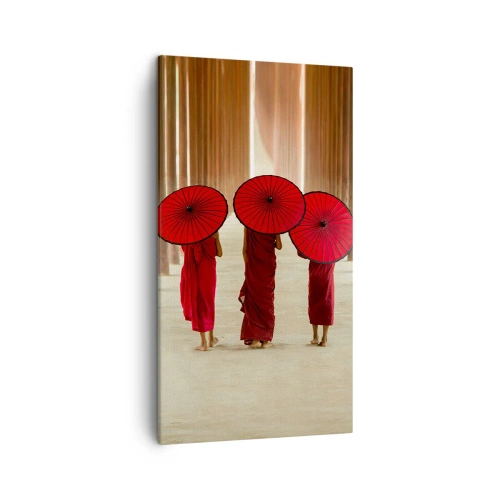 Canvastavla - Bild på duk - På väg mot Rena landet - 45x80 cm