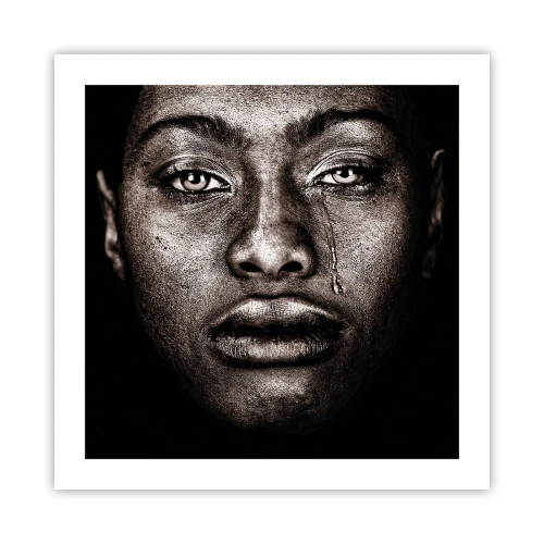Affisch - En tår - 50x50 cm