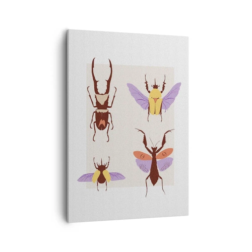Canvastavla - Bild på duk - Insektsvärlden - 50x70 cm