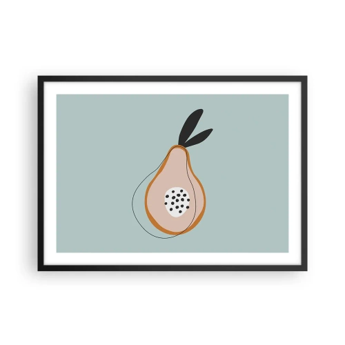 Affisch i svart ram - Att tränga in i sakens natur - 70x50 cm