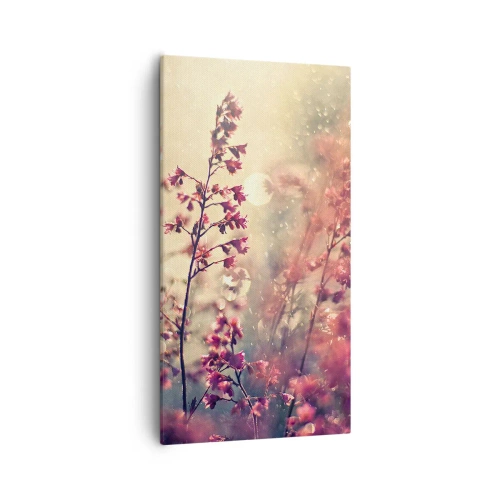Canvastavla - Bild på duk - Hemlighetsfull trädgård - 55x100 cm