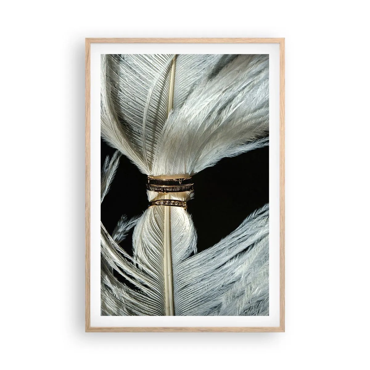 Affisch i ram av ljusek - ...och jag lämnar inte dig… - 61x91 cm