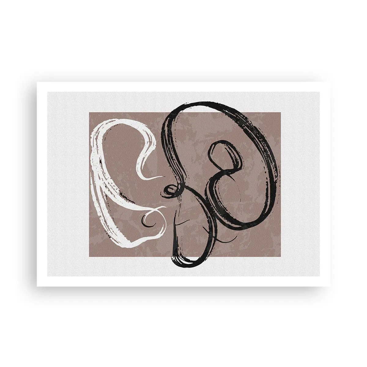 Affisch - Komposition - sökande efter fullständighet - 100x70 cm