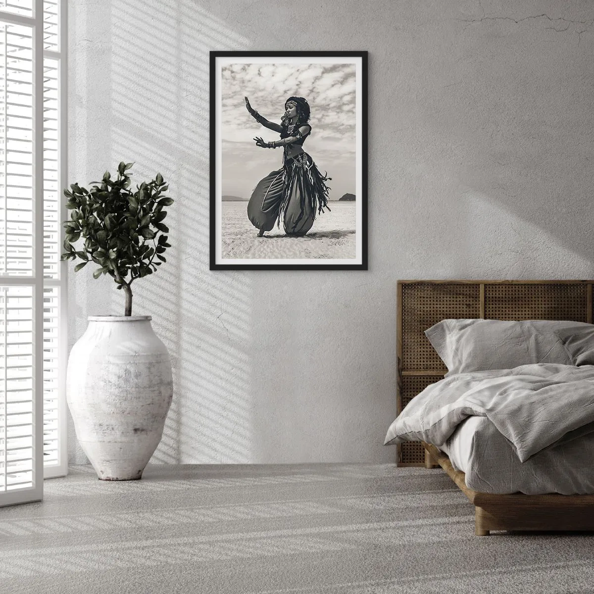 Affisch i svart ram - Sydliga öars dans - 61x91 cm