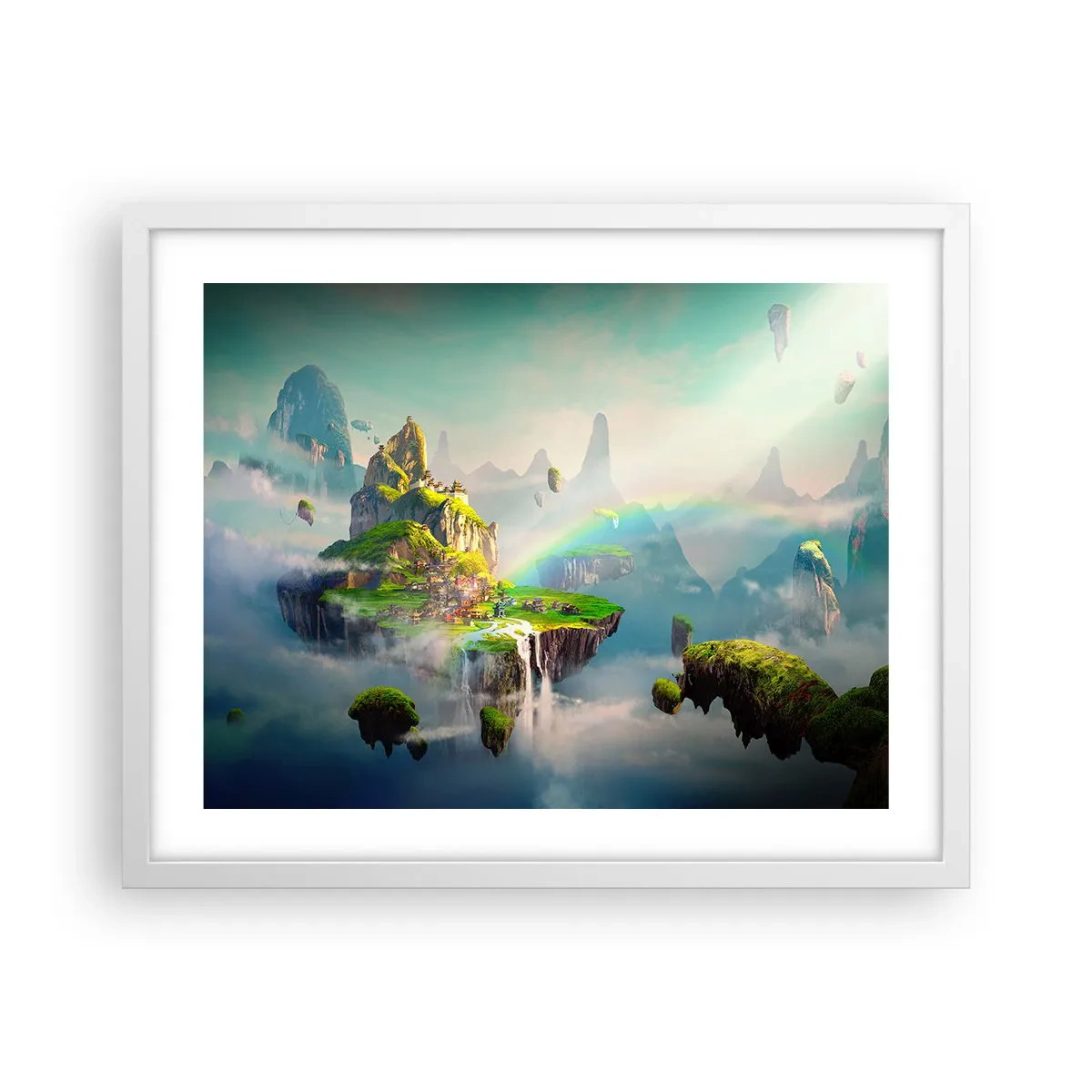 Affisch i vit ram - Mellanhimmel - 50x40 cm