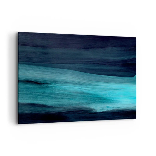 Canvastavla - Bild på duk - Flyt med strömmen - 100x70 cm