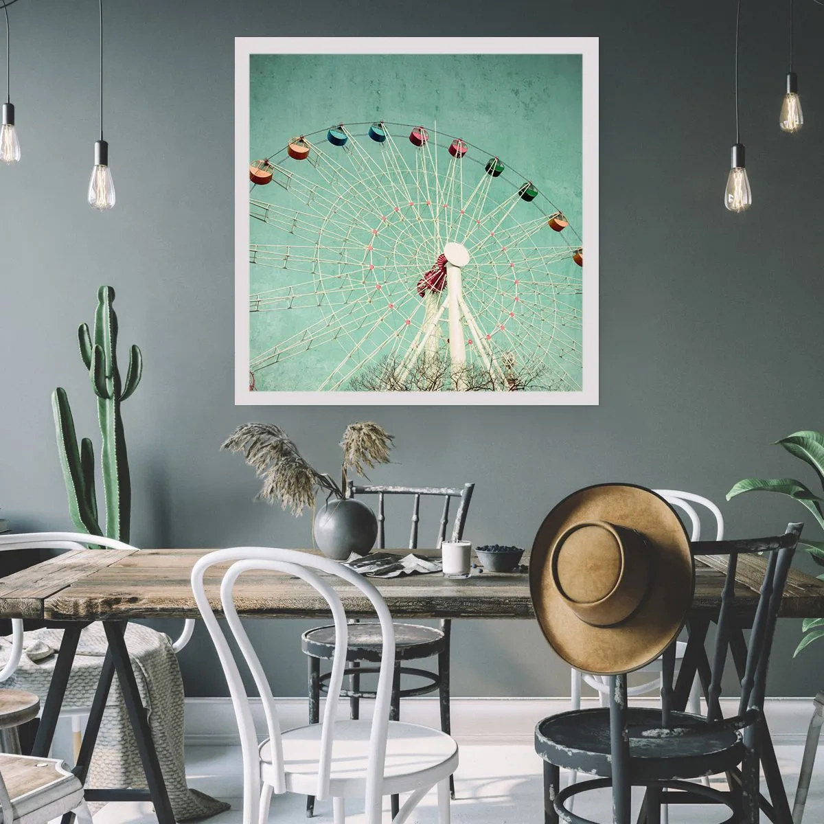 Affisch - Välkommen att ha kul - 30x30 cm