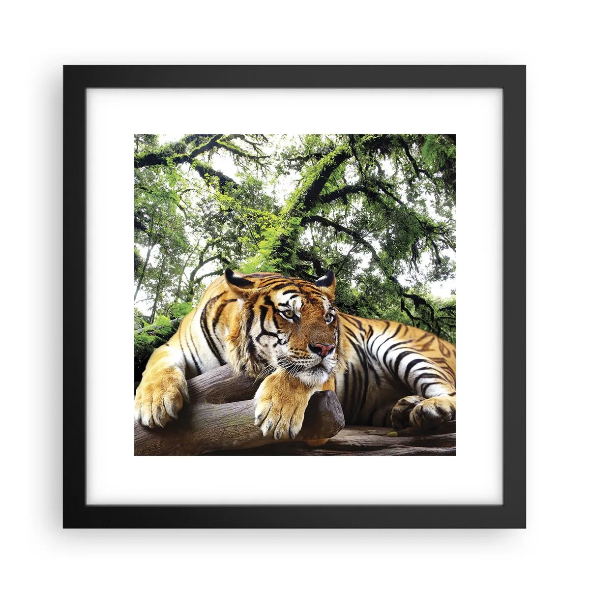 Affisch i svart ram - Med vänlig hälsning - 30x30 cm