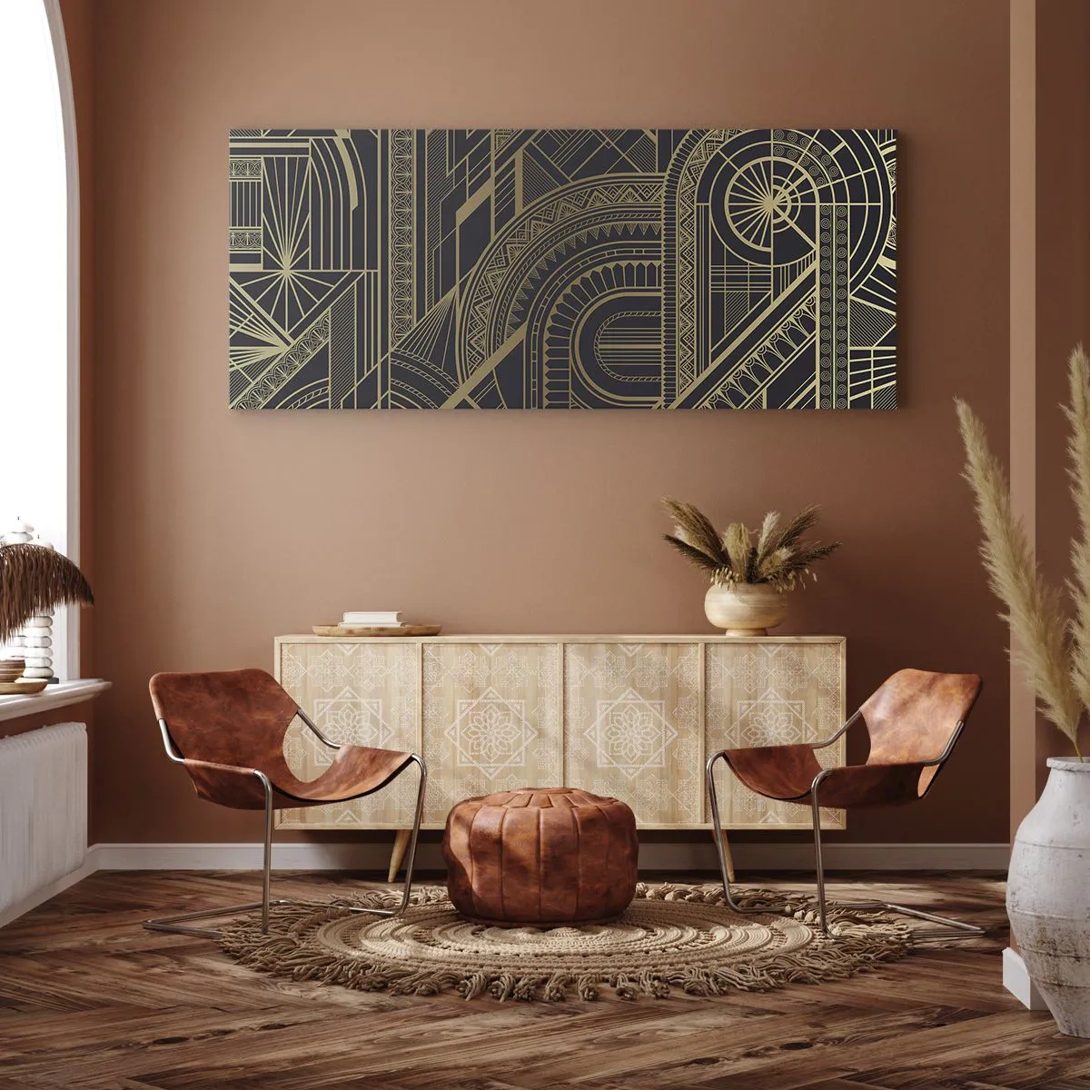 Canvastavla - Bild på duk - Koncept, idéer, planer - 160x50 cm