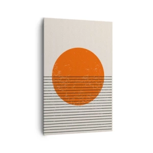 Canvastavla - Bild på duk - Alltid solen - 80x120 cm