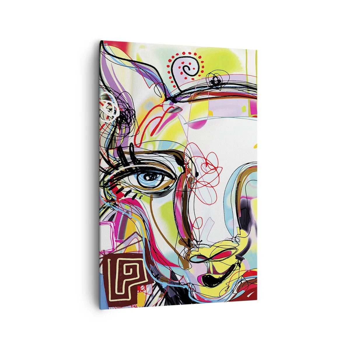 Canvastavla - Bild på duk - Kattnaturens rikedom - 80x120 cm