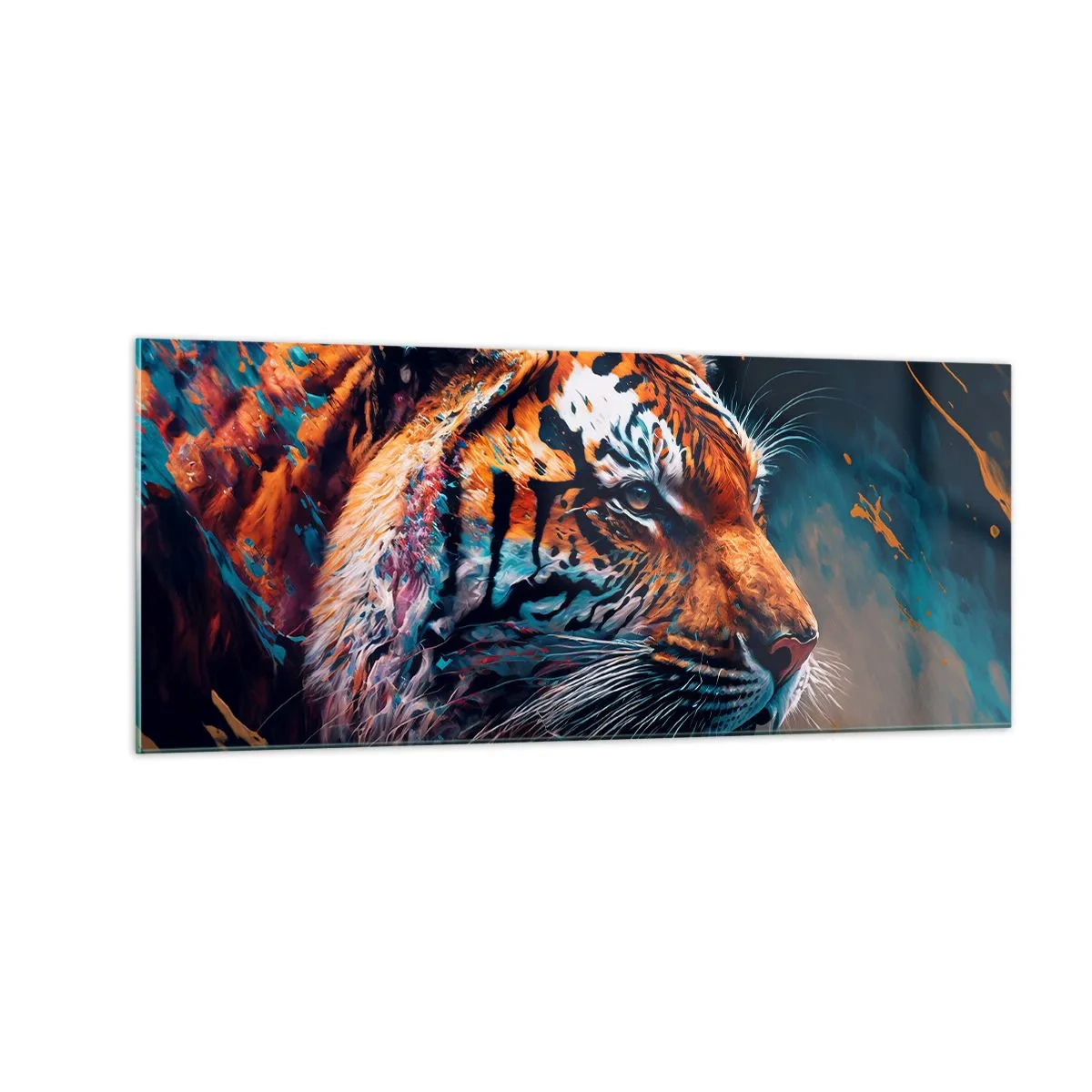 Glastavla - Bild på glas - Vild skönhet - 100x40 cm