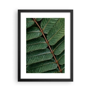 Affisch i svart ram - I den gröna rytmen - 30x40 cm
