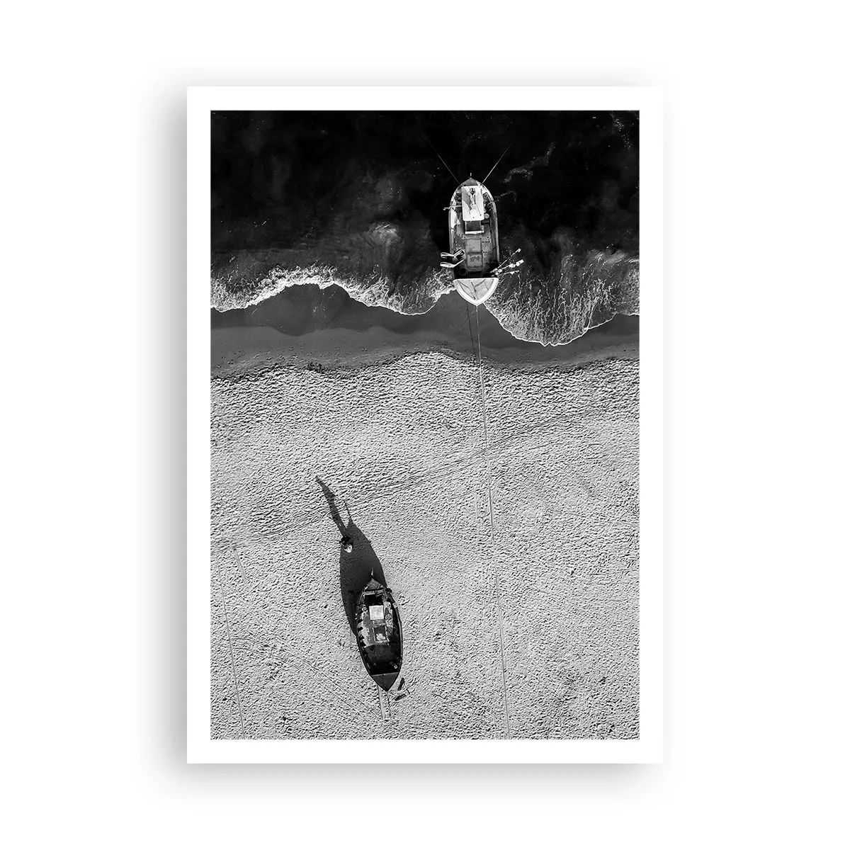 Affisch - Fortfarande på stranden... - 70x100 cm