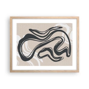 Affisch i ram av ljusek - Mångfaldigt uttryck - 50x40 cm