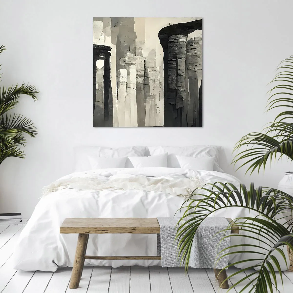 Canvastavla - Bild på duk - Antikens majestät - 50x50 cm