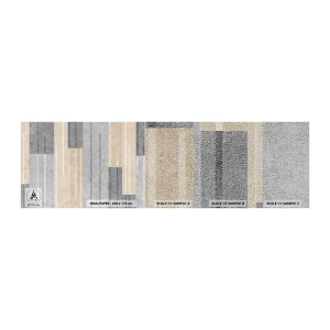 Provbit av fototapet Premium Sand - Komposition: allt i lod - Abstraktion, Rader, Pastell - 100x30 cm