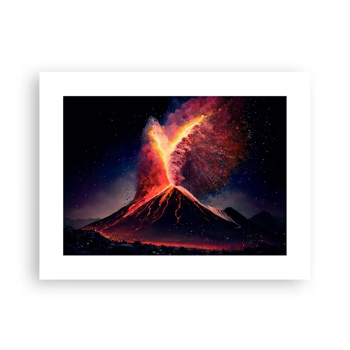 Affisch - Skönhet och skräck - 40x30 cm