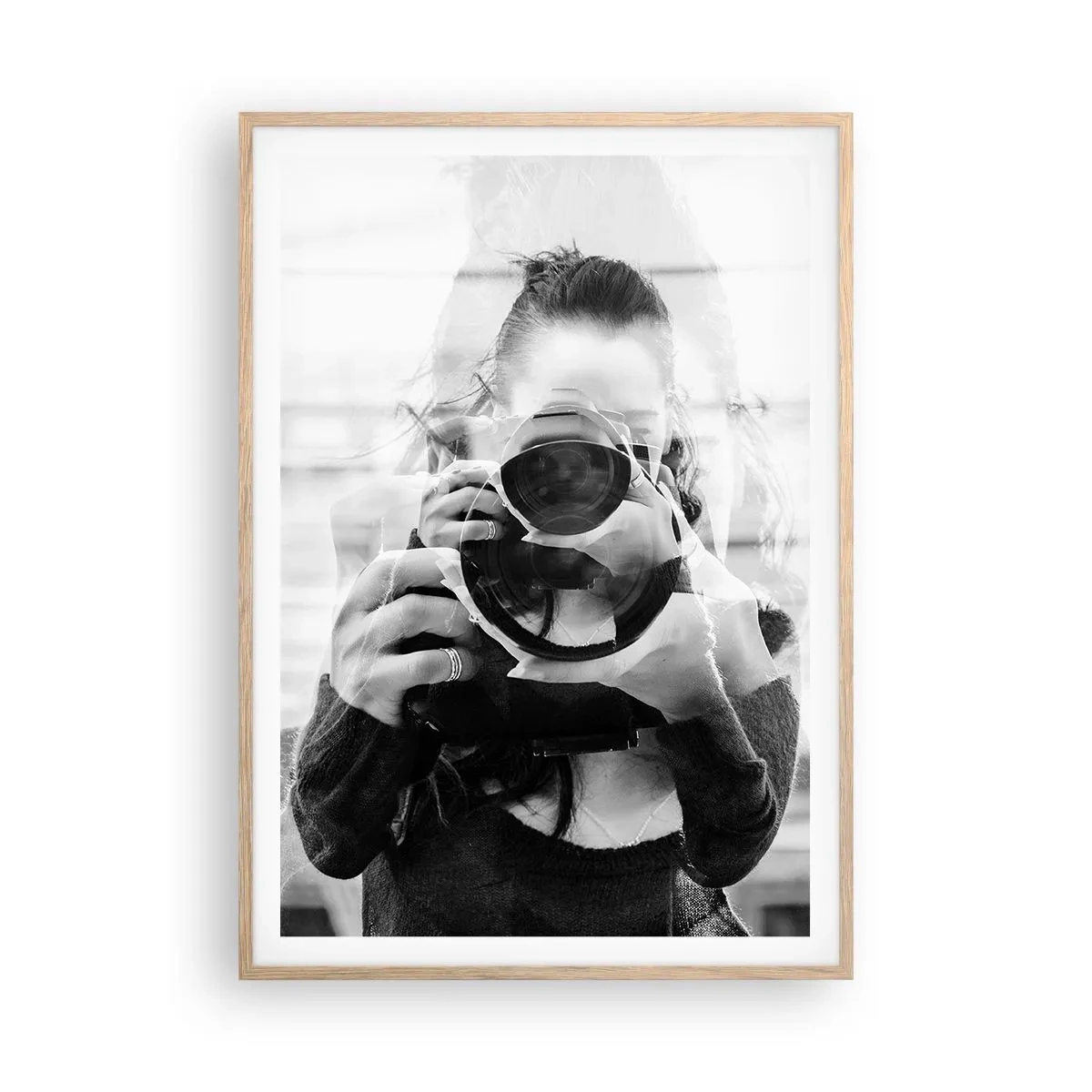 Affisch i ram av ljusek - Skapare och material - 70x100 cm