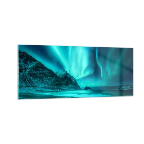 Glastavla - Bild på glas - Nordens underverk - 100x40 cm