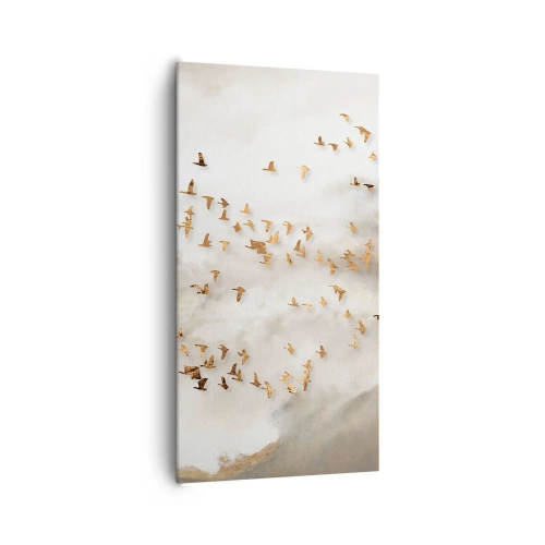 Canvastavla - Bild på duk - Det är dags... - 65x120 cm