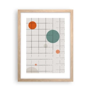 Affisch i ram av ljusek - Fångade. Vi eller de? - 30x40 cm