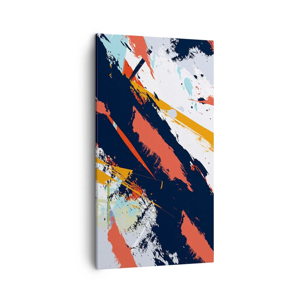 Canvastavla - Bild på duk - Dynamisk komposition - 45x80 cm