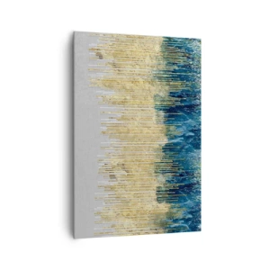 Canvastavla - Bild på duk - Förgylld gräns - 70x100 cm