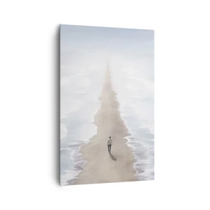 Canvastavla - Bild på duk - Ljus framtid - 80x120 cm