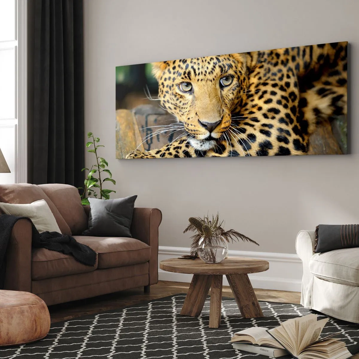 Canvastavla - Bild på duk - Var inte rädd, kom fram - 100x40 cm