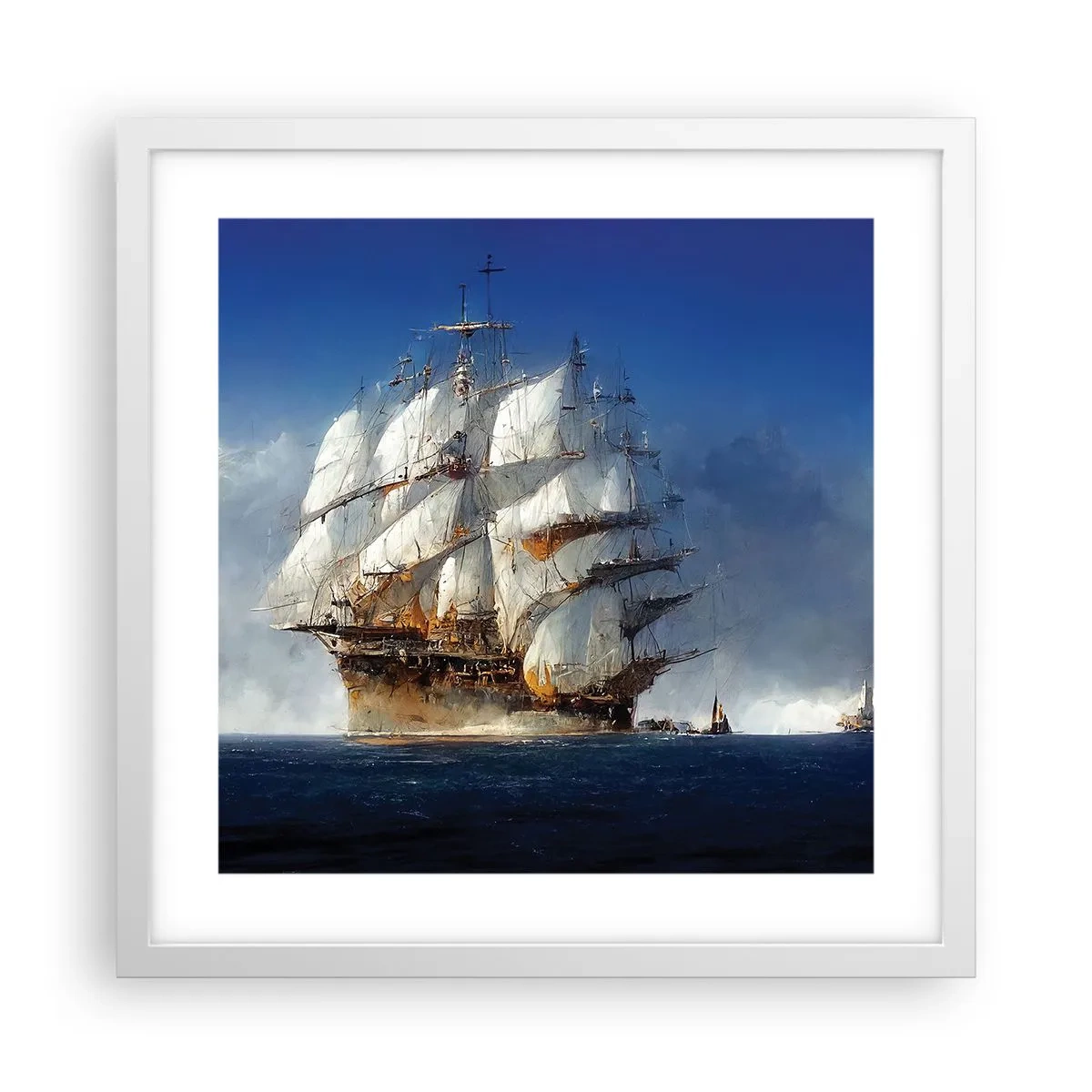 Affisch i vit ram - The great glory! - 40x40 cm