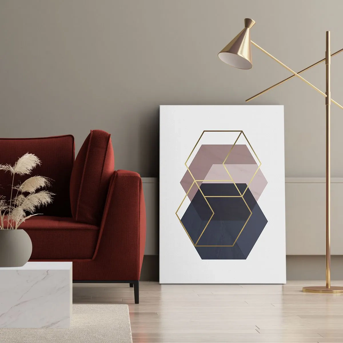 Canvastavla - Bild på duk - Enkelhetens styrka - 45x80 cm