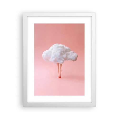Affisch i vit ram - Söt utfästelse - 30x40 cm