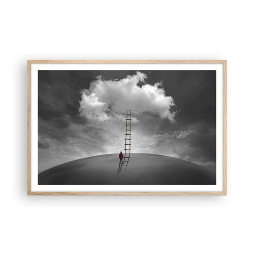 Affisch i ram av ljusek - Allt är möjligt - 91x61 cm