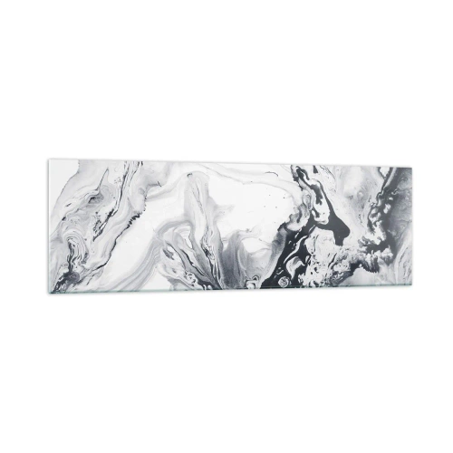 Glastavla - Bild på glas - Jordens inre - 160x50 cm