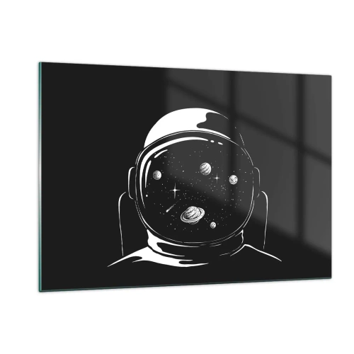 Glastavla - Bild på glas - Fin utsikt - 120x80 cm