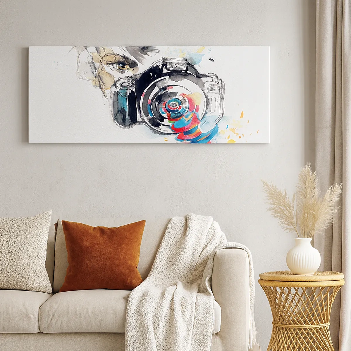 Canvastavla - Bild på duk - I objektivets öga - 30x30 cm