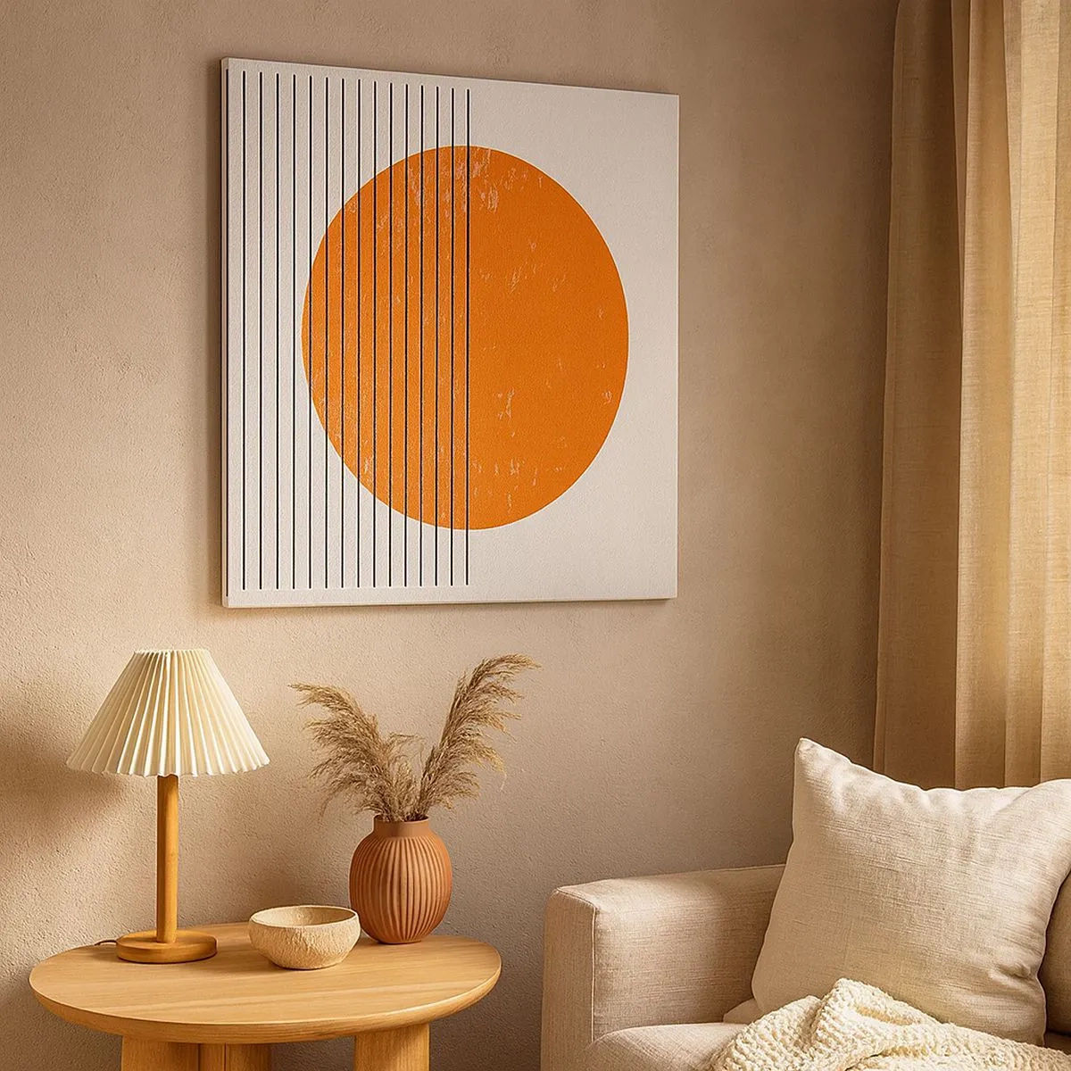 Canvastavla - Bild på duk - Alltid solen - 30x30 cm