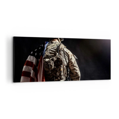 Canvastavla - Bild på duk - Just därför - 120x50 cm