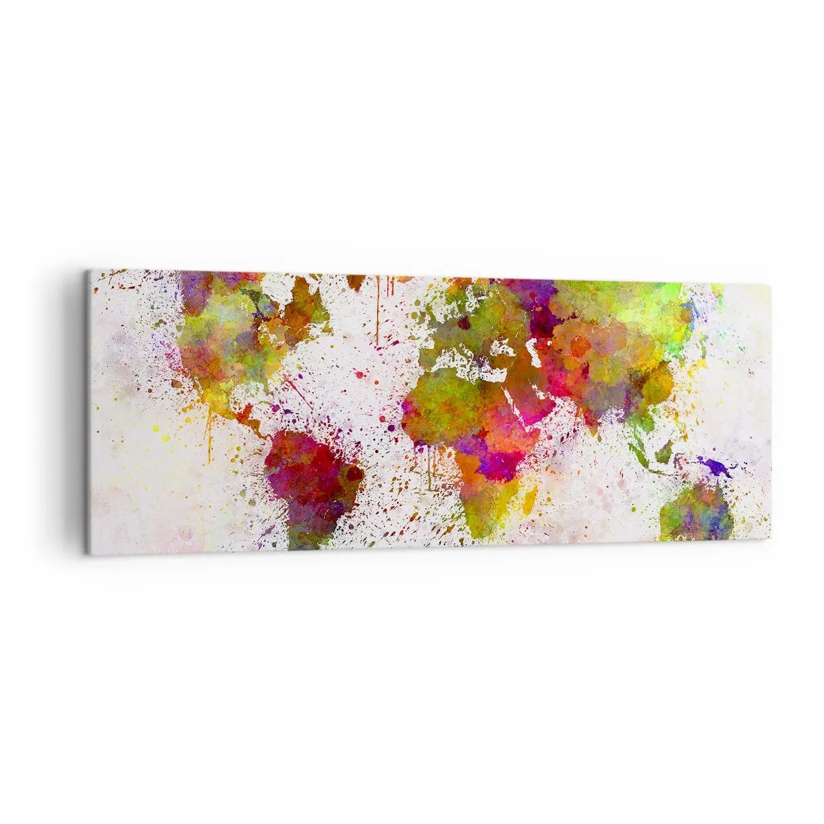 Canvastavla - Bild på duk - Det blev bara så - 140x50 cm