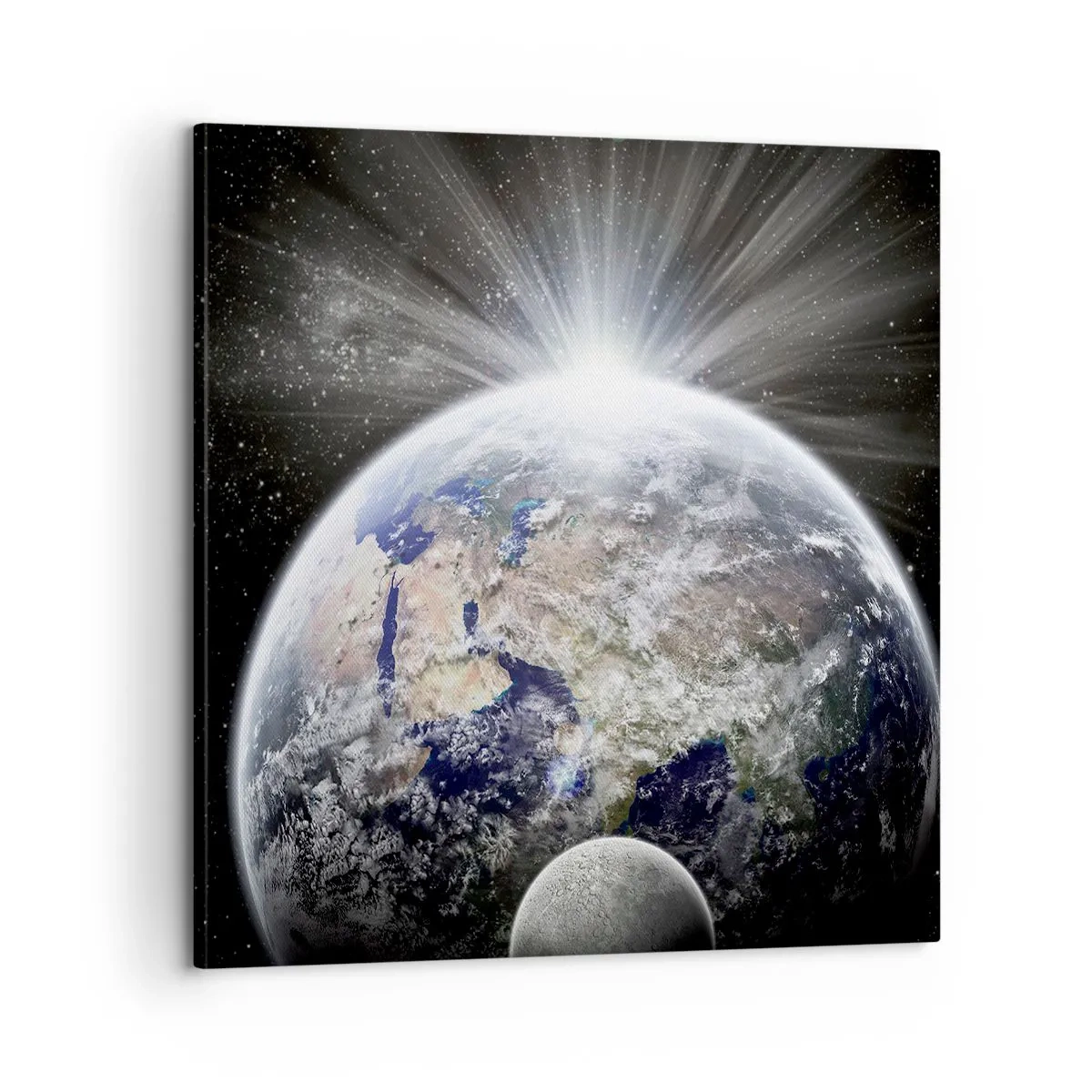 Canvastavla - Bild på duk - I fullt sken - 60x60 cm