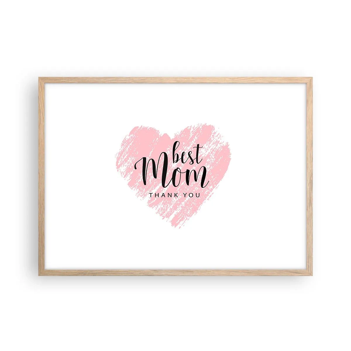 Affisch i ram av ljusek - Alltid rätt ögonblick - 70x50 cm