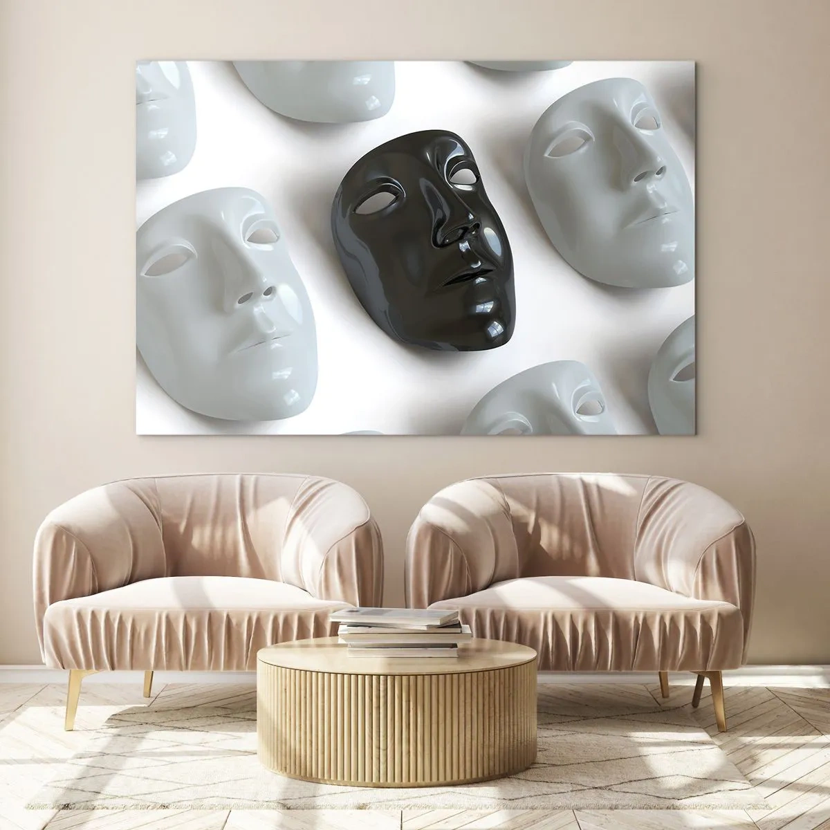 Glastavla - Bild på glas - Hur kan man urskilja sig? - 100x70 cm