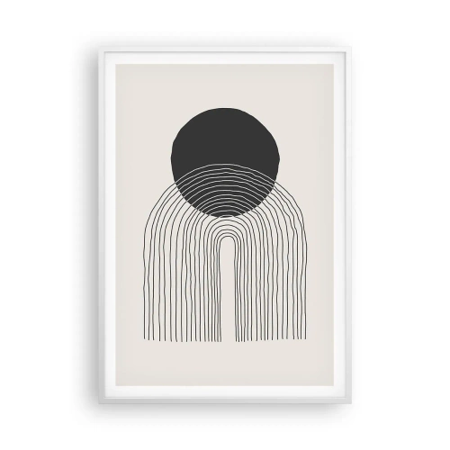 Affisch i vit ram - Darr och säkerhet - 70x100 cm